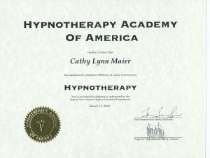 Hypno Certificate copy